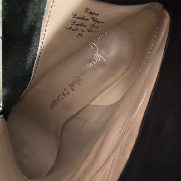 Jean Michel Cazabat Leather Boots Side Zip Stiletto Heel Mid Calf 7.5 - Picture 10 of 10